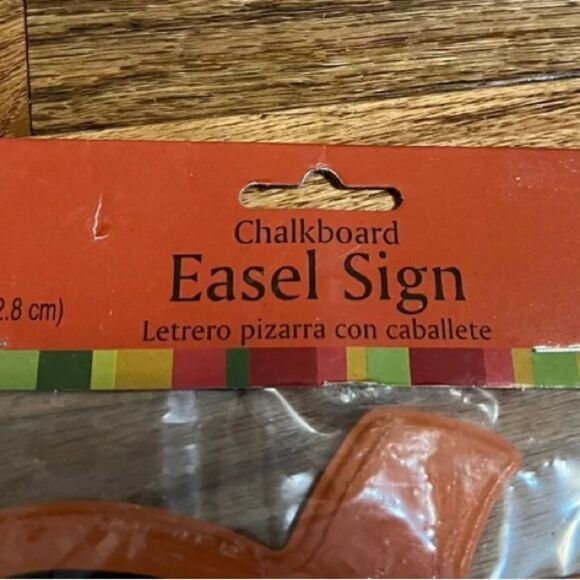 NEW Chalkboard wooden easel sign pumpkin‎ - Picture 4 of 4